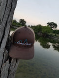 Brown/Kahki Hat with logo